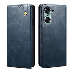 Handytasche Stand Schutzhülle Flip Leder Hülle B01S für Huawei Honor 60 Pro 5G Blau