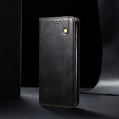 Handytasche Stand Schutzhülle Flip Leder Hülle B01S für Samsung Galaxy A05s Schwarz