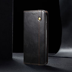 Handytasche Stand Schutzhülle Flip Leder Hülle B01S für Samsung Galaxy F12 Schwarz