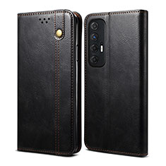 Handytasche Stand Schutzhülle Flip Leder Hülle B01S für Xiaomi Mi 10S 5G Schwarz