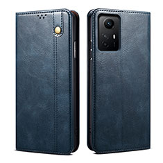 Handytasche Stand Schutzhülle Flip Leder Hülle B01S für Xiaomi Redmi Note 12S Blau