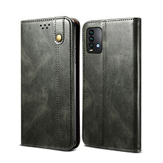 Handytasche Stand Schutzhülle Flip Leder Hülle B01S für Xiaomi Redmi Note 9 4G Grün