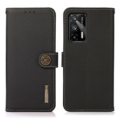 Handytasche Stand Schutzhülle Flip Leder Hülle B02H für Realme GT Neo 5G Schwarz