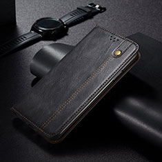 Handytasche Stand Schutzhülle Flip Leder Hülle B02S für Realme 8s 5G Schwarz