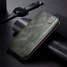 Handytasche Stand Schutzhülle Flip Leder Hülle B02S für Xiaomi Mi 10S 5G Grün