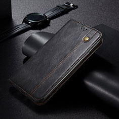 Handytasche Stand Schutzhülle Flip Leder Hülle B02S für Xiaomi POCO M3 Pro 5G Schwarz
