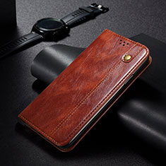 Handytasche Stand Schutzhülle Flip Leder Hülle B02S für Xiaomi Poco M5S Braun