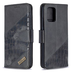 Handytasche Stand Schutzhülle Flip Leder Hülle B03F für Samsung Galaxy S10 Lite Schwarz