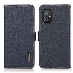 Handytasche Stand Schutzhülle Flip Leder Hülle B03H für Asus ZenFone 8 Mini Blau