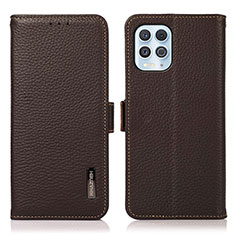 Handytasche Stand Schutzhülle Flip Leder Hülle B03H für Motorola Moto Edge S 5G Braun