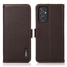 Handytasche Stand Schutzhülle Flip Leder Hülle B03H für Samsung Galaxy A15 5G Braun