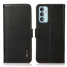 Handytasche Stand Schutzhülle Flip Leder Hülle B03H für Samsung Galaxy F23 5G Schwarz