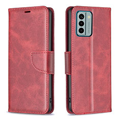 Handytasche Stand Schutzhülle Flip Leder Hülle B04F für Nokia G22 Rot