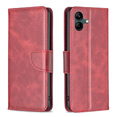 Handytasche Stand Schutzhülle Flip Leder Hülle B04F für Samsung Galaxy A04E Rot