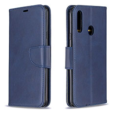 Handytasche Stand Schutzhülle Flip Leder Hülle B04F für Samsung Galaxy A20s Blau