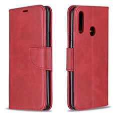 Handytasche Stand Schutzhülle Flip Leder Hülle B04F für Samsung Galaxy A20s Rot