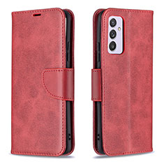 Handytasche Stand Schutzhülle Flip Leder Hülle B04F für Samsung Galaxy A24 4G Rot