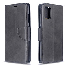 Handytasche Stand Schutzhülle Flip Leder Hülle B04F für Samsung Galaxy A51 4G Schwarz