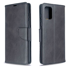 Handytasche Stand Schutzhülle Flip Leder Hülle B04F für Samsung Galaxy A71 4G A715 Schwarz