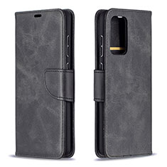 Handytasche Stand Schutzhülle Flip Leder Hülle B04F für Samsung Galaxy A72 4G Schwarz