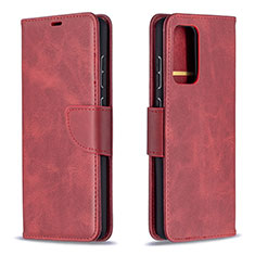 Handytasche Stand Schutzhülle Flip Leder Hülle B04F für Samsung Galaxy A72 5G Rot