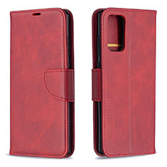 Handytasche Stand Schutzhülle Flip Leder Hülle B04F für Samsung Galaxy Note 20 5G Rot