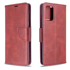 Handytasche Stand Schutzhülle Flip Leder Hülle B04F für Samsung Galaxy S20 5G Rot