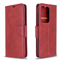 Handytasche Stand Schutzhülle Flip Leder Hülle B04F für Samsung Galaxy S20 Plus 5G Rot