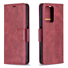 Handytasche Stand Schutzhülle Flip Leder Hülle B04F für Xiaomi Mi 11T 5G Rot