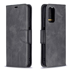 Handytasche Stand Schutzhülle Flip Leder Hülle B04F für Xiaomi Poco M3 Schwarz