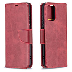 Handytasche Stand Schutzhülle Flip Leder Hülle B04F für Xiaomi Poco M5S Rot