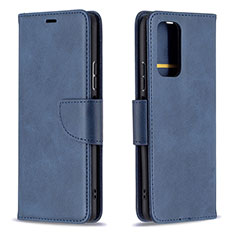 Handytasche Stand Schutzhülle Flip Leder Hülle B04F für Xiaomi Redmi Note 10 Pro 4G Blau