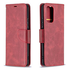 Handytasche Stand Schutzhülle Flip Leder Hülle B04F für Xiaomi Redmi Note 10 Pro 4G Rot