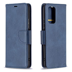 Handytasche Stand Schutzhülle Flip Leder Hülle B04F für Xiaomi Redmi Note 10 Pro Max Blau