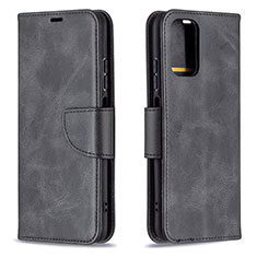 Handytasche Stand Schutzhülle Flip Leder Hülle B04F für Xiaomi Redmi Note 10S 4G Schwarz