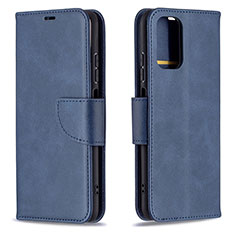 Handytasche Stand Schutzhülle Flip Leder Hülle B04F für Xiaomi Redmi Note 11 SE India 4G Blau