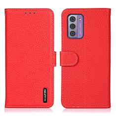 Handytasche Stand Schutzhülle Flip Leder Hülle B04H für Nokia G310 5G Rot