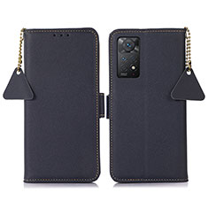 Handytasche Stand Schutzhülle Flip Leder Hülle B04H für Xiaomi Redmi Note 12 Pro 4G Blau