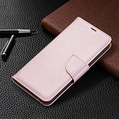 Handytasche Stand Schutzhülle Flip Leder Hülle B05F für Samsung Galaxy S21 FE 5G Rosa