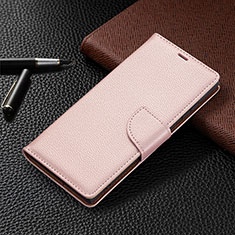 Handytasche Stand Schutzhülle Flip Leder Hülle B05F für Samsung Galaxy S23 Ultra 5G Rosa