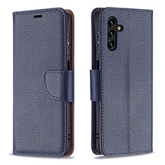 Handytasche Stand Schutzhülle Flip Leder Hülle B06F für Samsung Galaxy A04s Blau