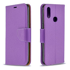 Handytasche Stand Schutzhülle Flip Leder Hülle B06F für Samsung Galaxy A10s Violett