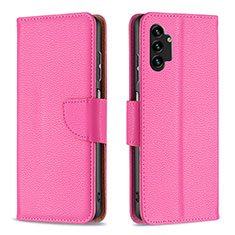 Handytasche Stand Schutzhülle Flip Leder Hülle B06F für Samsung Galaxy A13 4G Pink