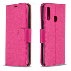 Handytasche Stand Schutzhülle Flip Leder Hülle B06F für Samsung Galaxy A20s Pink