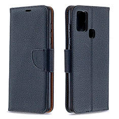 Handytasche Stand Schutzhülle Flip Leder Hülle B06F für Samsung Galaxy A21s Schwarz