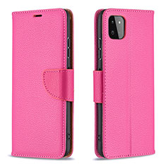 Handytasche Stand Schutzhülle Flip Leder Hülle B06F für Samsung Galaxy A22 5G Pink