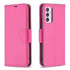 Handytasche Stand Schutzhülle Flip Leder Hülle B06F für Samsung Galaxy A24 4G Pink