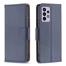 Handytasche Stand Schutzhülle Flip Leder Hülle B06F für Samsung Galaxy A33 5G Blau