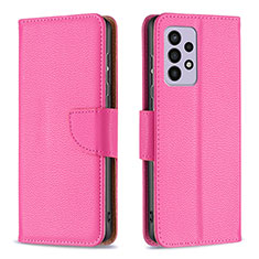 Handytasche Stand Schutzhülle Flip Leder Hülle B06F für Samsung Galaxy A33 5G Pink