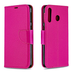 Handytasche Stand Schutzhülle Flip Leder Hülle B06F für Samsung Galaxy A40s Pink